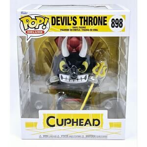 Cuphead Devil's Throne #898 Funko POP! Deluxe 6" Brand New